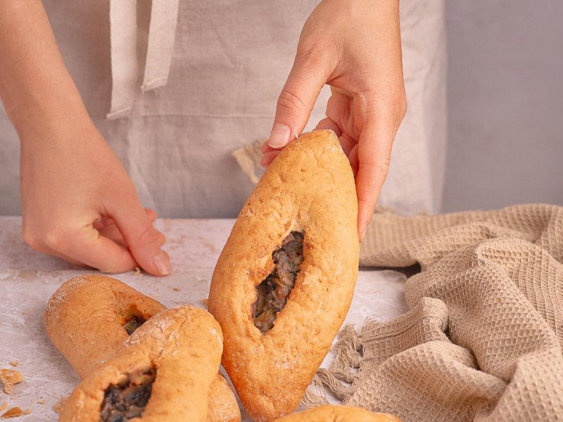 BEZGLUTENOWY Kulebiak z Pieczarkami 120 g