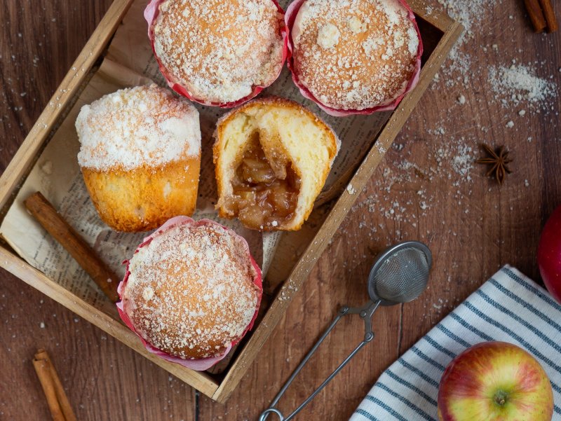 BEZGLUTENOWY Muffin Jabłko z Cynamonem 100 g