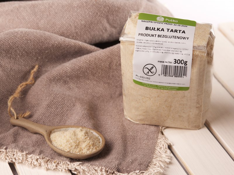 BEZGLUTENOWA Bułka Tarta 300 g