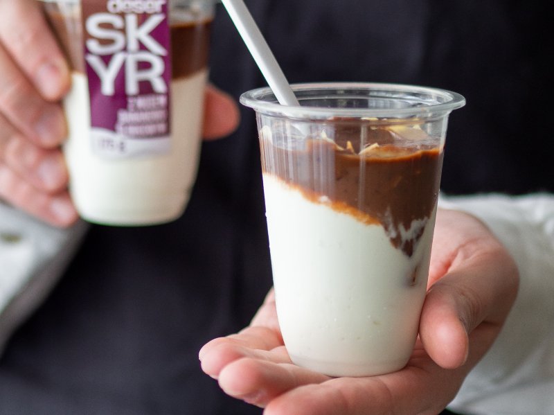 Skyr z Musem Bananowo-Śliwkowym 175 g