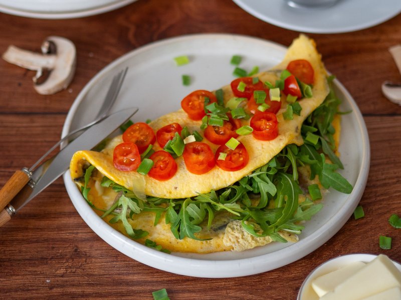 Omlet z 3 Jajek z Warzywami